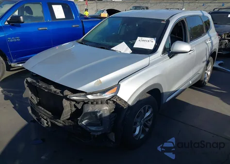 2019 Hyundai Santa Fe Sel z USA, uszkodzony, nr VIN 5NMS3CAD0KH009349